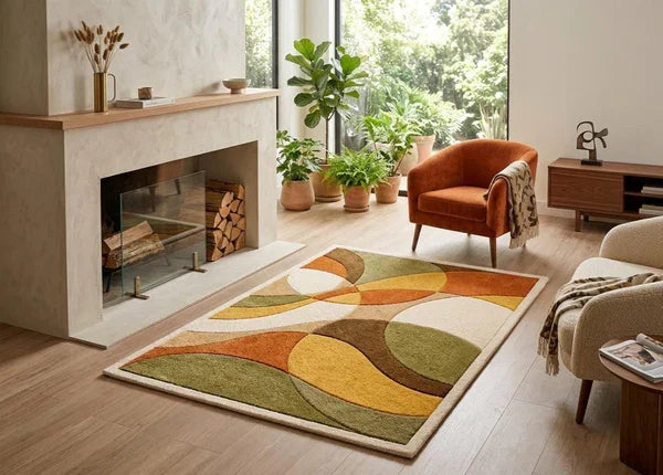 Geometric Wool Rug